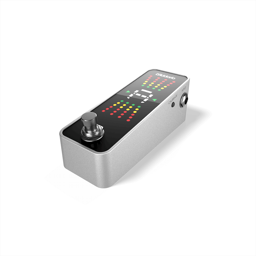 D'Addario CHROMATIC PEDAL TUNER, 32-Bit, True Bypass