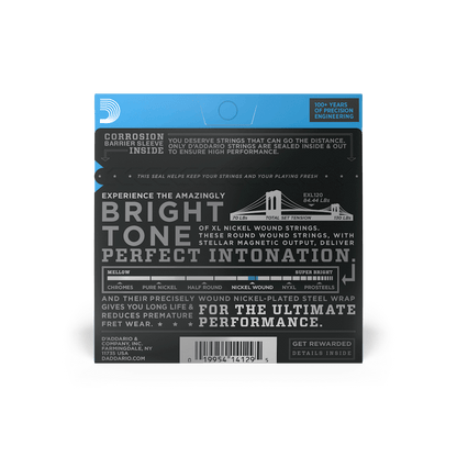 Cuerdas para guitarra eléctrica D'Addario 09-42 Super Light XL de níquel (EXL120)