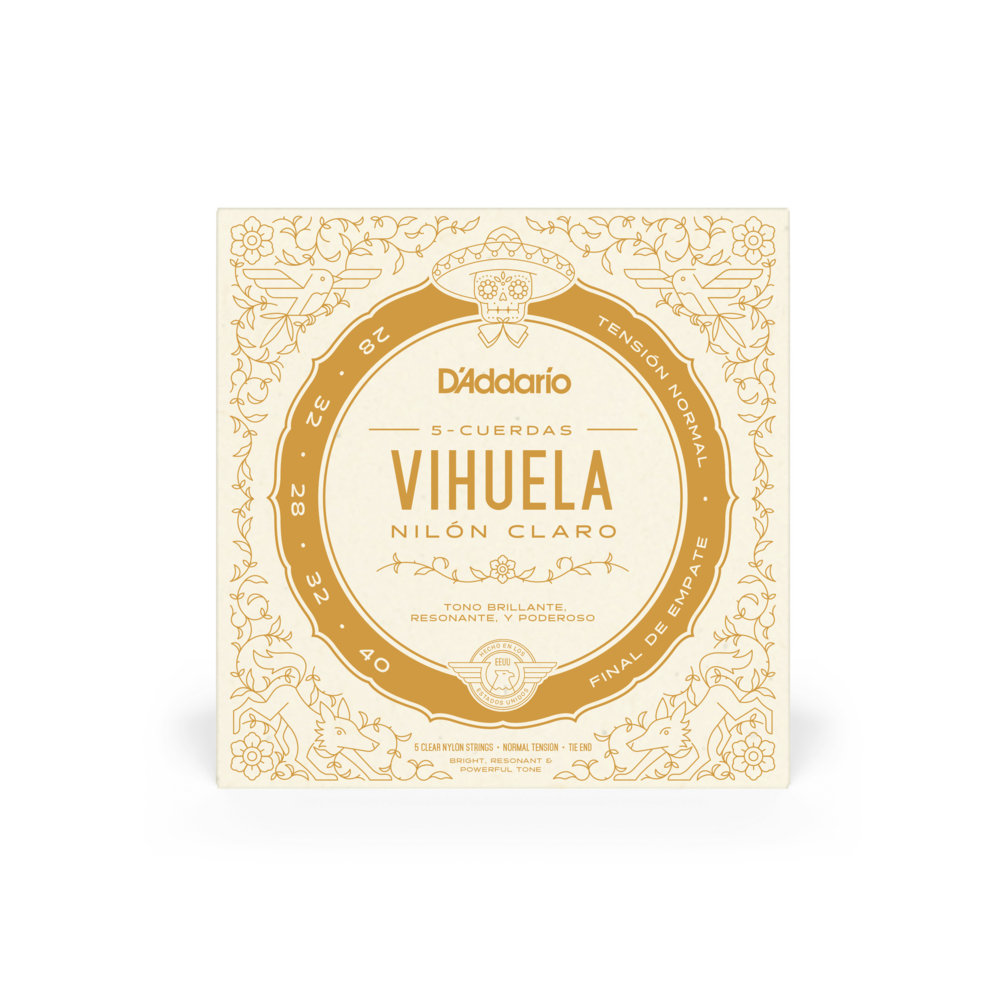 D'Addario Normal Tension Vihuela String Set MV10N