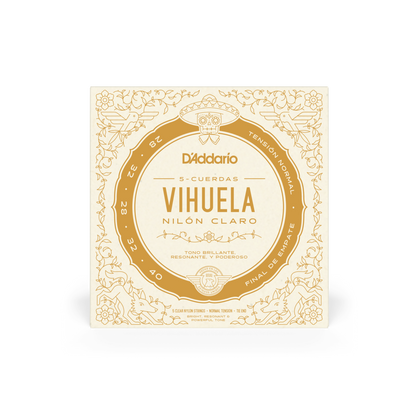 D'Addario Normal Tension Vihuela String Set MV10N