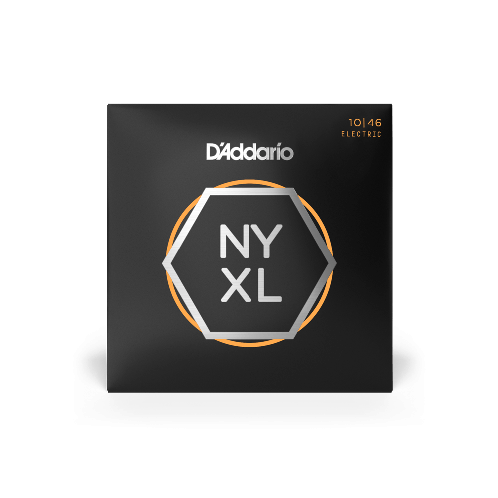 Cuerdas para guitarra eléctrica D'Addario 10-46 de tensión regular ligera y equilibrada, NYXL (NYXL1046)