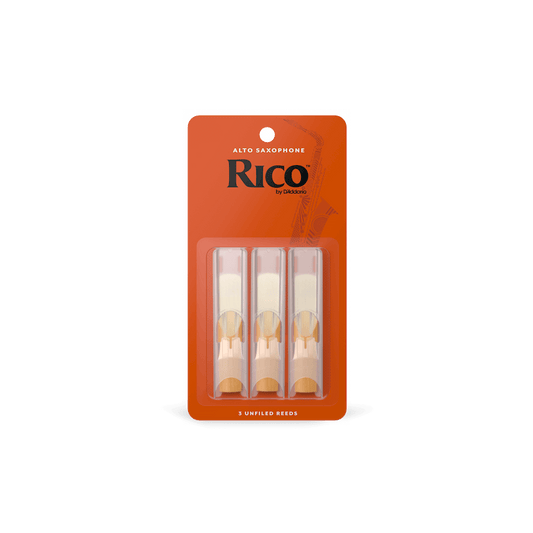 Rico by D'Addario Alto Sax Reeds, Strength 2.5, 3-pack