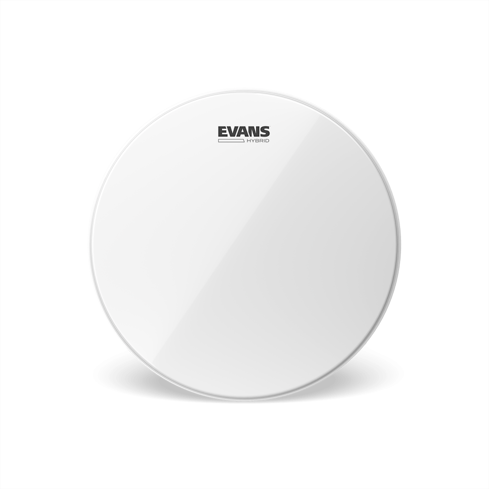 EVANS HYBRID White Drumhead, 14 Inch