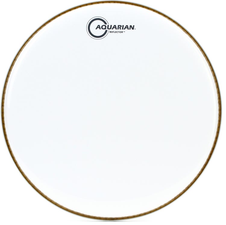 Aquarian Relector Series Ice White Drum Head, 13 Inch