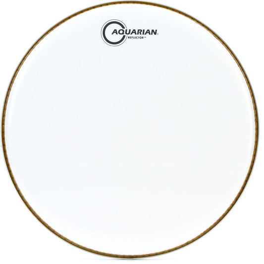 Aquarian Relector Series Ice White Drum Head, 13 Inch