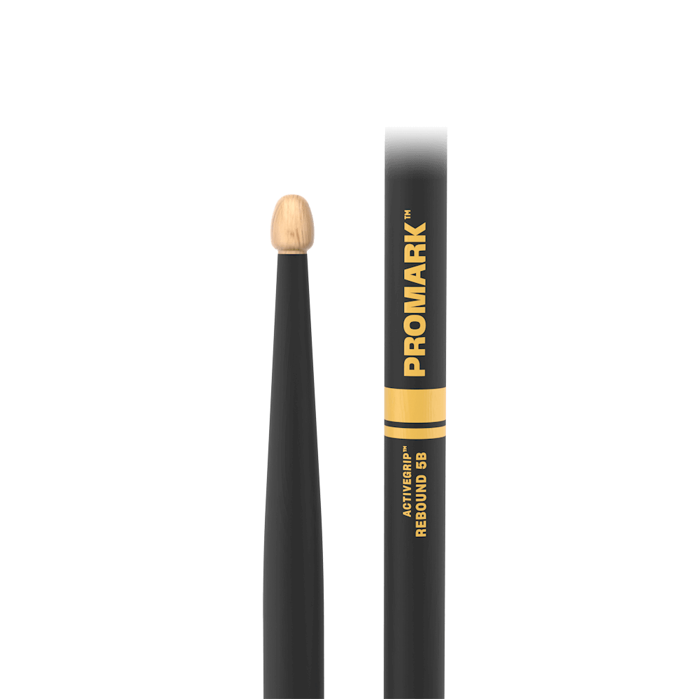 Promark Rebound Drumsticks with ActiveGrip - 5B - Acorn Wood Tip