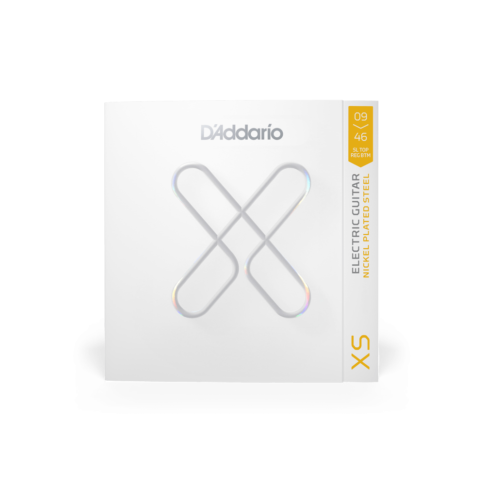 D'Addario 09-46 Light Top/Regular Bottom, XS Nickel, Coated Electric Guitar Strings (XSE0946)