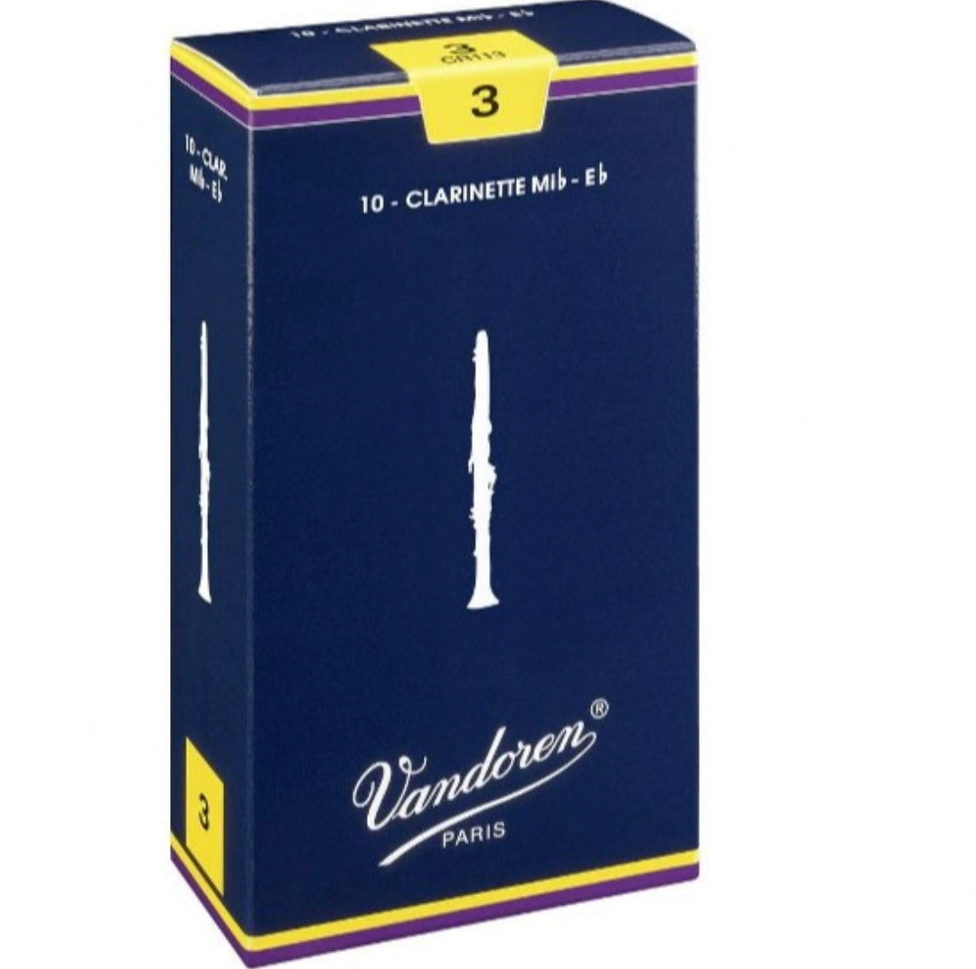 Vandoren Traditional Eb Alto Clarinet Reeds Strength 3.0; Box of 10