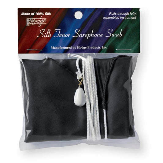 Hodge Silk Tenor Saxophone Swab-Black