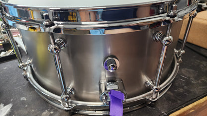 Dunnett Titanium Snare Drum (6.5) 6 1/2 X 14 - 2020 - Raw Finish