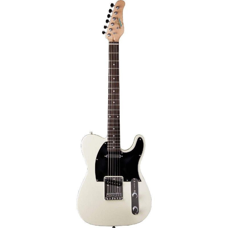 Oscar Schmidt Single Cut Solid Body Electric Guitar - Ivory