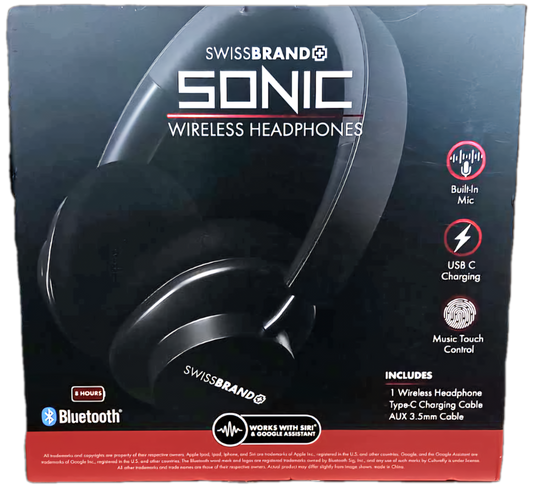 Swissbrand SONIC Wireless Headphones