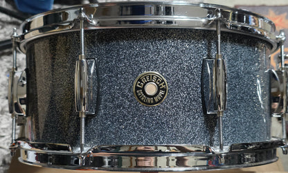 Gretsch 14x6.5  Catalina Maple Snare Drum - Black Stardust Silver Sparkle