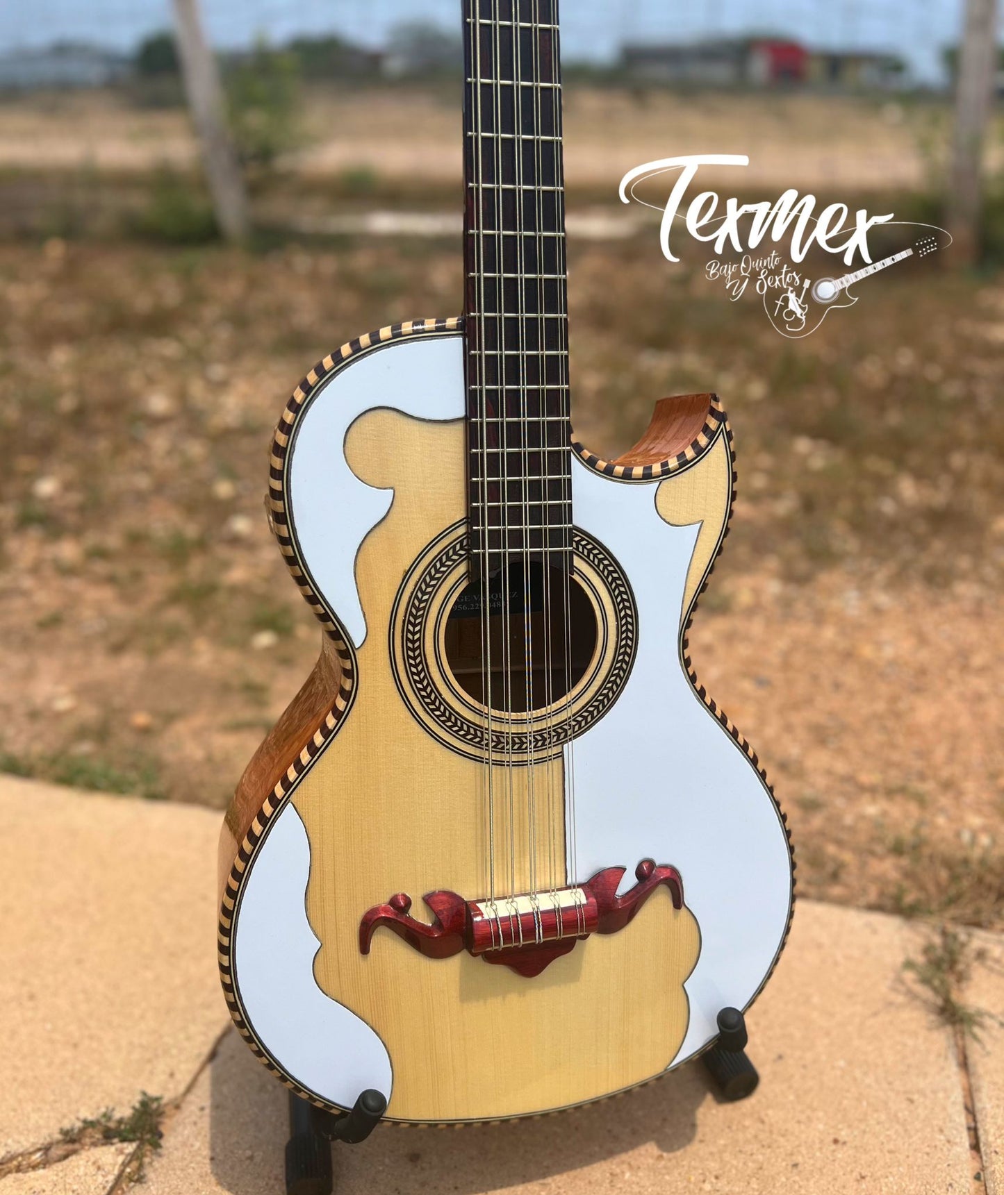 Tex-Mex Bajo Quinto (Mahogany) - FREE custom case included!