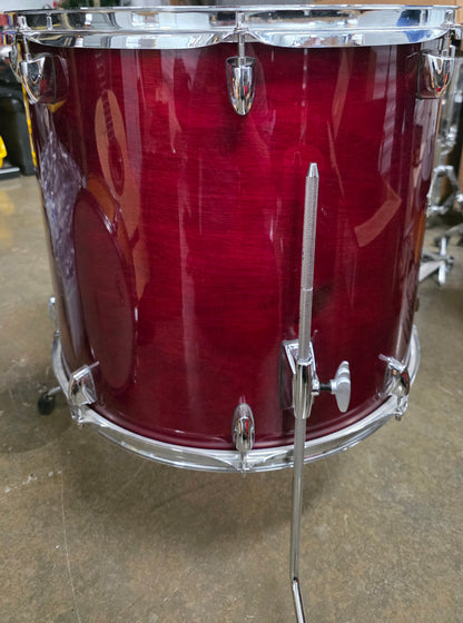 Yamaha Stage Custom Birch Floor Tom 18x16 Cranberry Red