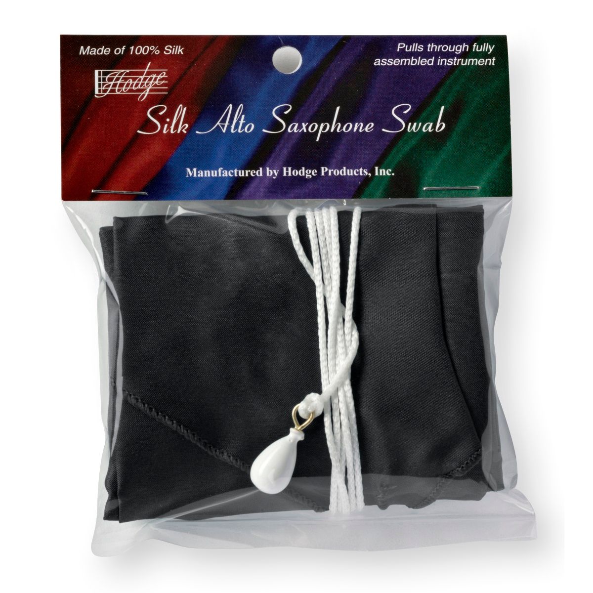 Hodge Silk Alto Sax Swab-Black