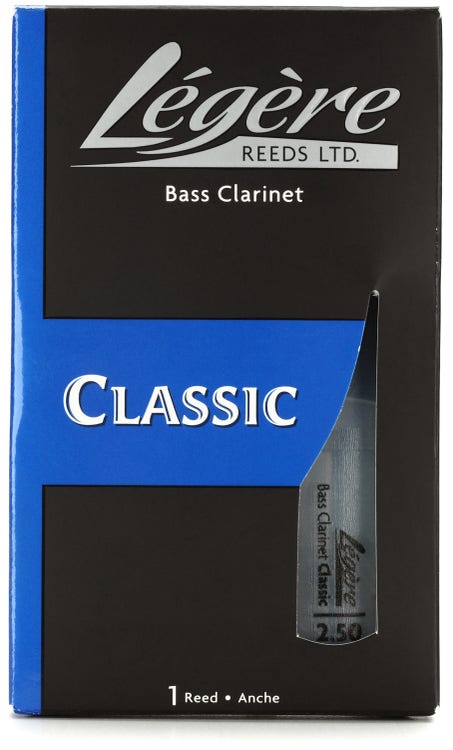 Legere LEBCL25 Classic Bass Clarinet Reed - 2.5
