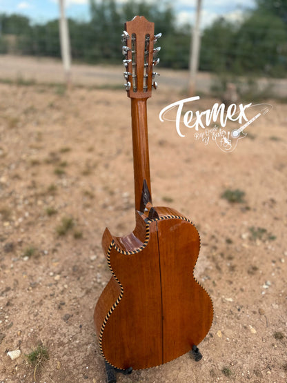 Tex-Mex Bajo Quinto - Stained Mahogany body with Sitka Spruce Top - FREE custom case included!!!