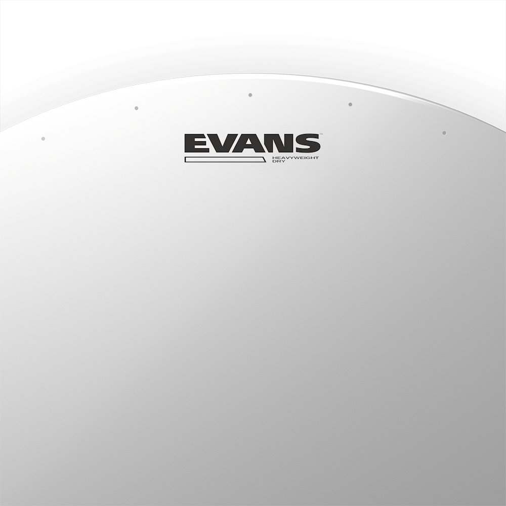 Evans Heavyweight Dry Snare, Coated Snare Batter Drum Head, 14 Inch