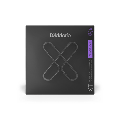 D'Addario Extra Hard Tension,  XT Composite / Nylon Coated Classical Guitar Strings (XTC44)