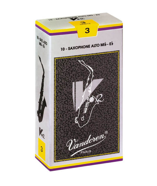 Vandoren V12 Alto Saxophone Reeds Strength 3 Box of 10