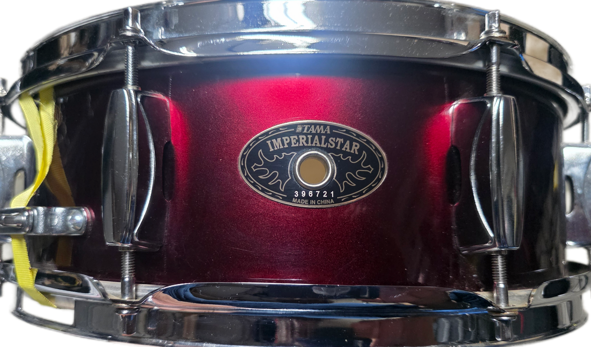 USED - Tama 14x5 Imperialstar Snare Drum - Dark Red