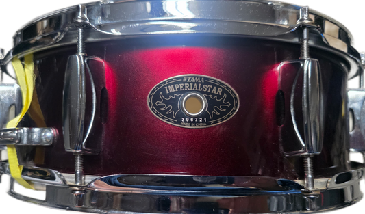 USED - Tama 14x5 Imperialstar Snare Drum - Dark Red