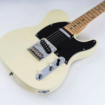 Oscar Schmidt Single Cut Solid Body Electric Guitar - Ivory