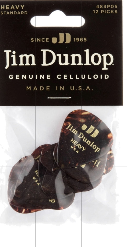 Jim Dunlop Geniune Celluloid 1.5mm 12pk guitar picks
