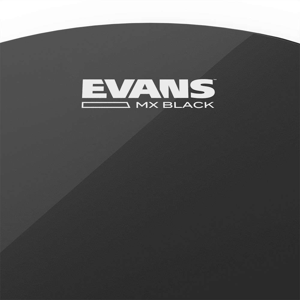 Evans MX Black Marching Tenor Drumhead 14 inch