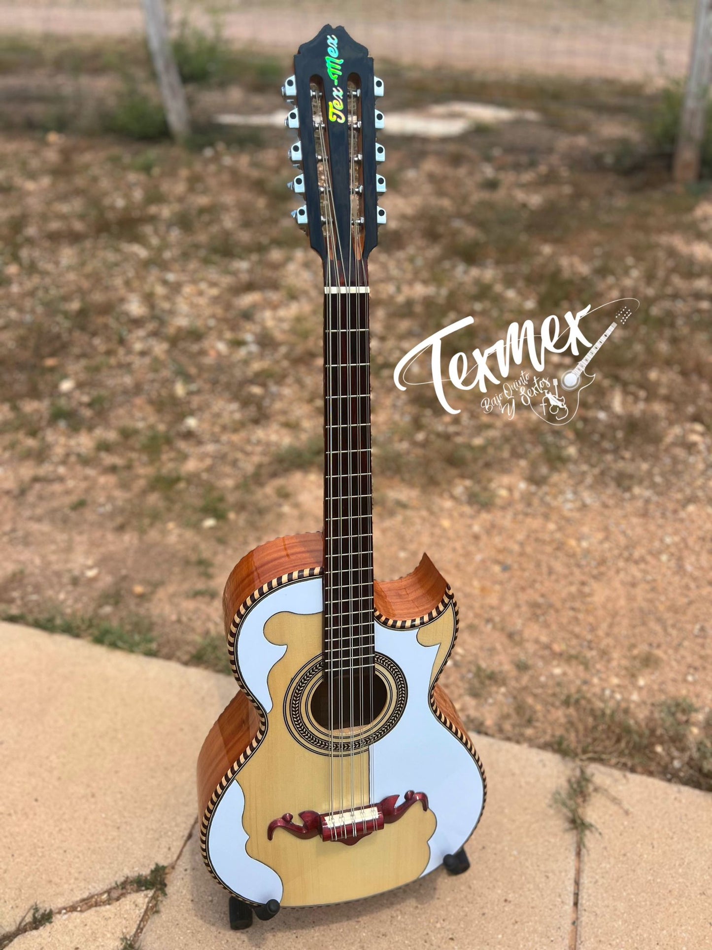 Tex-Mex Bajo Quinto (Mahogany) - FREE custom case included!