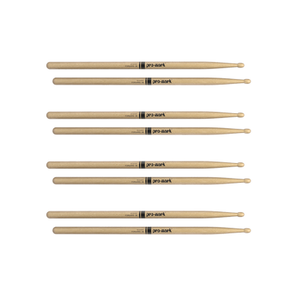 PROMARK Classic Forward 2B Hickory Drumsticks 4 Pack