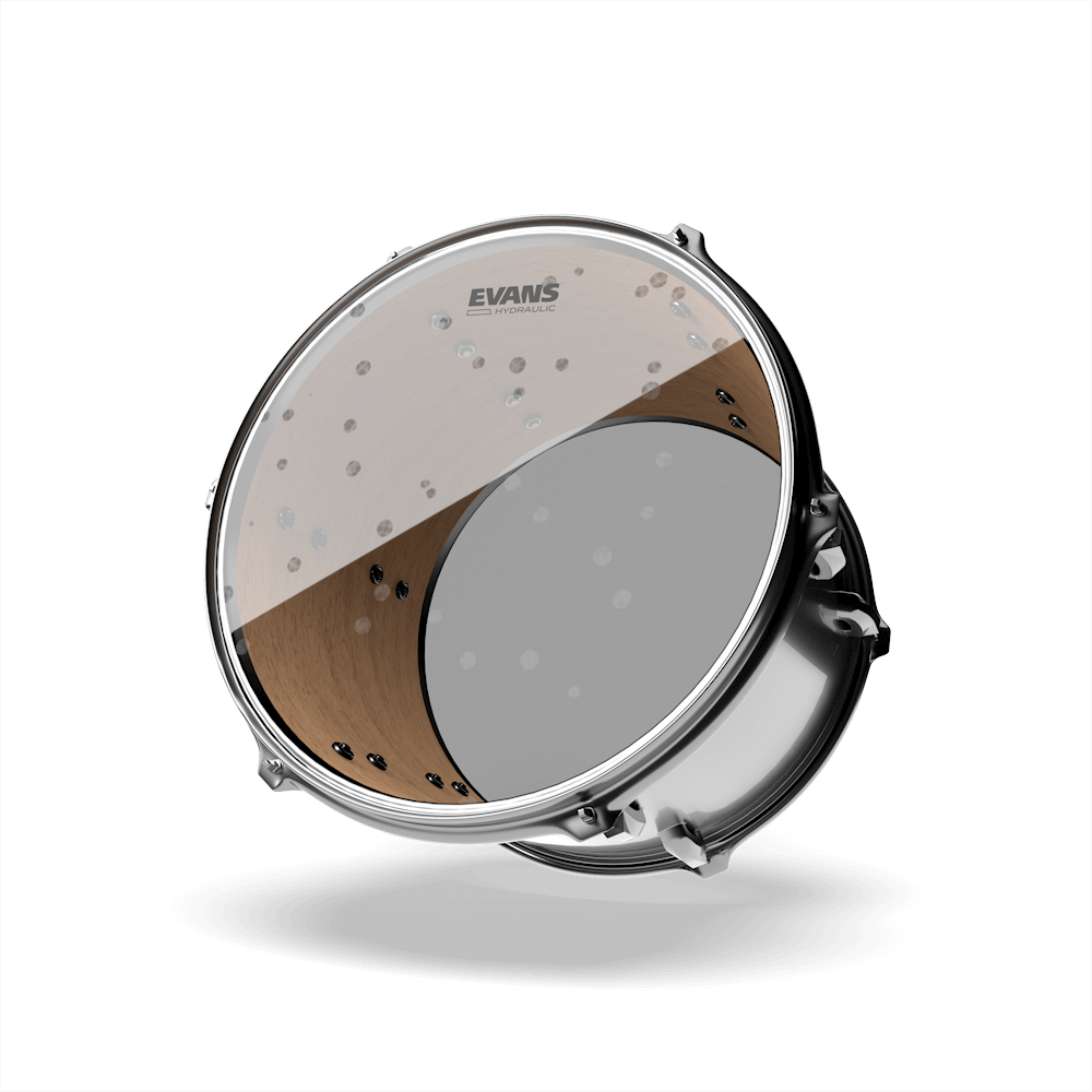EVANS Hydraulic Glass Tom Batter Drum Head, 10 Inch
