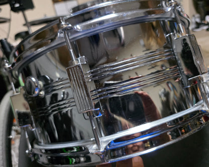 Tama 14x6.5 Rockstar Steel Snare Drum w/ internal muffler - Japan MIJ