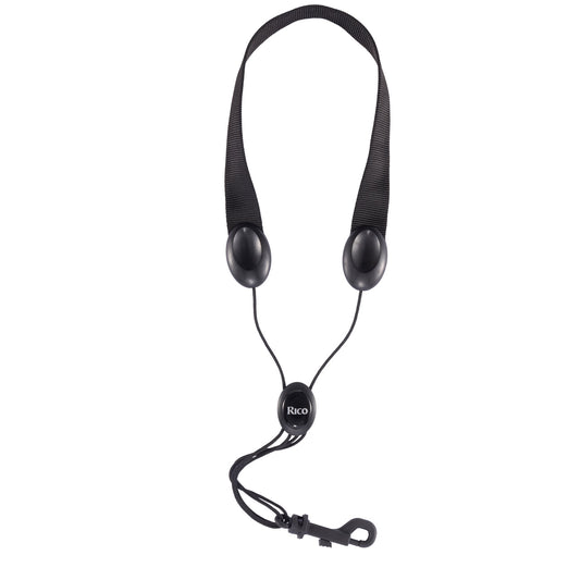 Rico SJA13 Soprano / Alto Saxophone Neck Straps - Fabric Neck Strap w/ Snap Hook