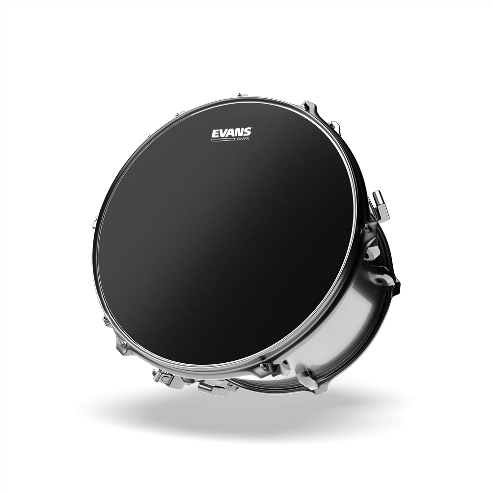EVANS Onyx Tom/Snare Frosted Coated Snare Batter Drum Head, 14 Inch