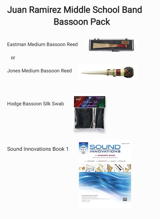 Juan Ramirez Middle School Bassoon Pack