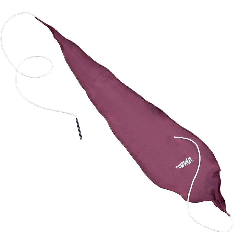 Hodge Silk Oboe Swab-Burgundy
