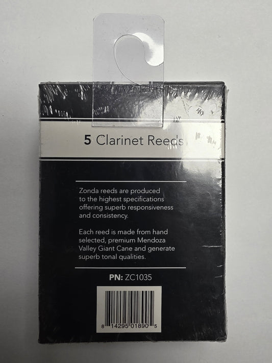 Zonda Supreme Bb Clarinet Reed  3.5 (5-pack)