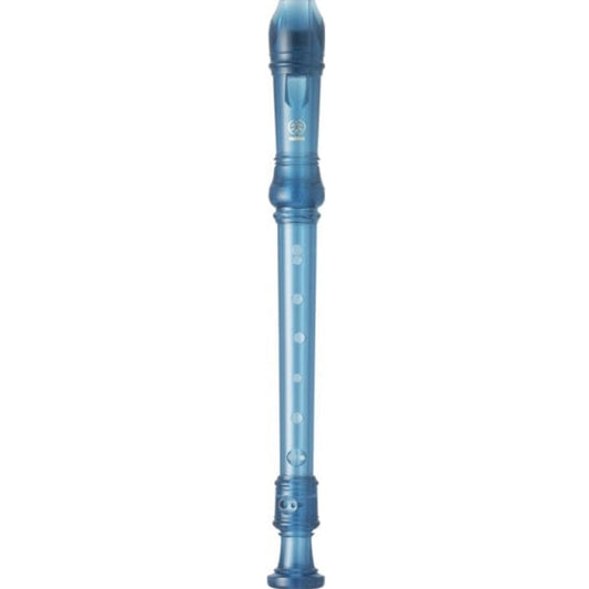 Yamaha YRS-20B Blue 3-Piece Soprano Recorder - Baroque Fingering