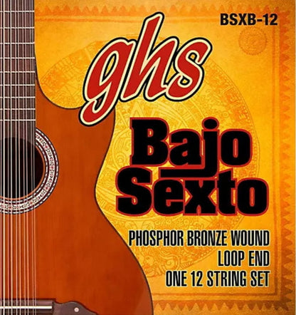 GHS Bajo Sexto 12-Strings Set (Phosphor Bronze) BSXB-12