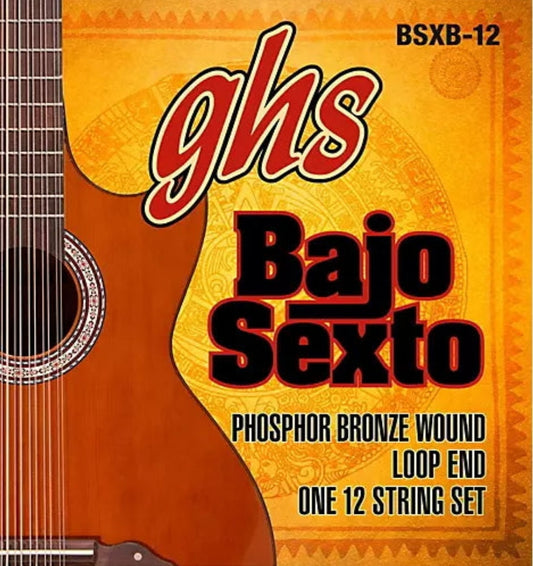 GHS Bajo Sexto 12-Strings Set (Phosphor Bronze) BSXB-12
