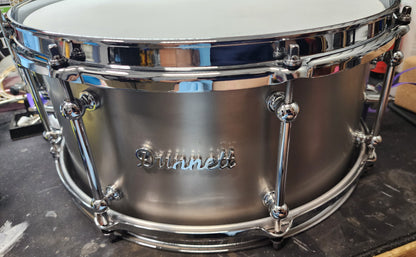 Dunnett Titanium Snare Drum (6.5) 6 1/2 X 14 - 2020 - Raw Finish