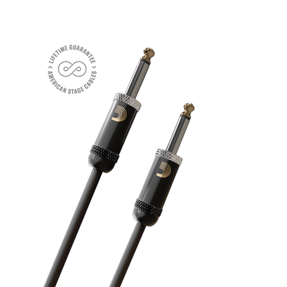 D'Addario American Stage Instrument Cable, Straight to Straight, 15ft
