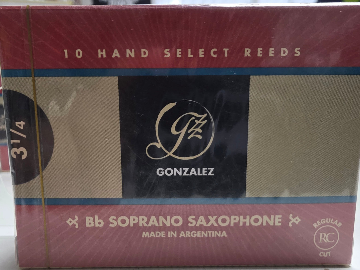 Gonzalez  Soprano Saxophone
Reeds Strength 2.75,box of 10