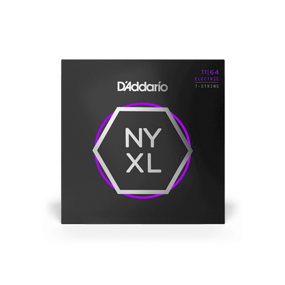 D'Addario 11-64 Medium 7 String, NYXL Electric Guitar Strings (NYXL1164)
