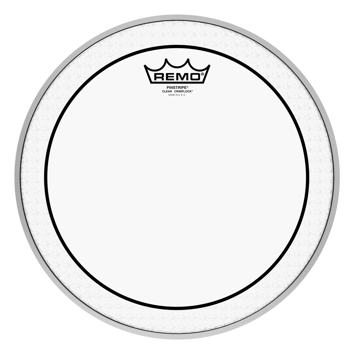 Remo Pinstripe Clear Crimplock Marching Tenor Drumhead - 8 inch