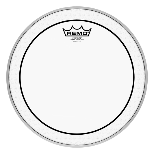 Remo Pinstripe Clear Crimplock Marching Tenor Drumhead - 8 inch