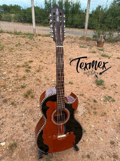 Tex-Mex Bajo Quinto - Stained Mahogany body with Sitka Spruce Top - FREE custom case included!!!