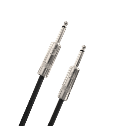 D'Addario Braided Instrument Cable 20 ft. Black, 20ft.